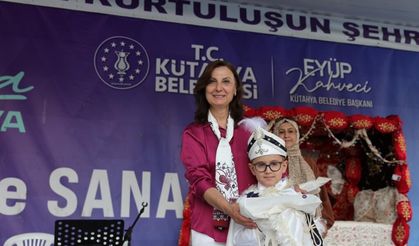 Kütahya Belediyesi, 48 çocuğa geleneksel yöntemlere göre sünnet düğünü yaptı