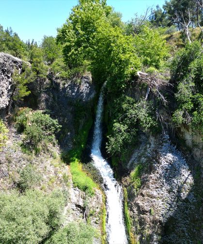 Gediz Nehri'nin şekil verdiği bir doğa harikası: Suuçtu Şelalesi
