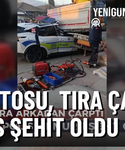 Alaşehir'de sabahki kazada şehit olan polisin ismi açıklandı