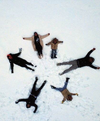 Uşak'ın arayıp da bulamadığı kar, Demirci'de kendini gösterdi!