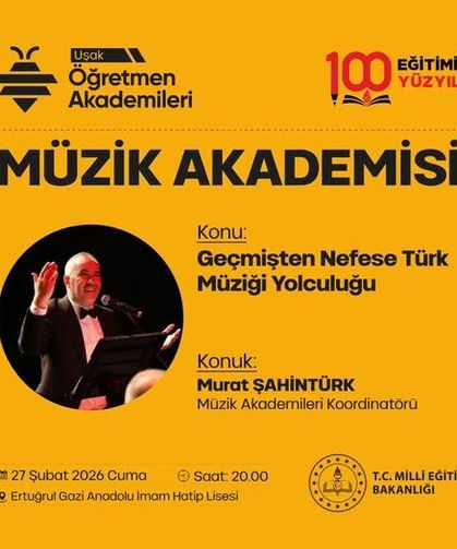 Uşak'ta "Geçmişten Nefese Türk Müziği Yolculuğu" Söyleşisi