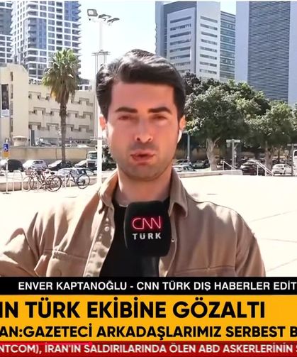 İsrail, CNN Türk'ten Emrah Çakmak ve Halil Karhaman'ın gazetecilik yapmasına izin vermedi!