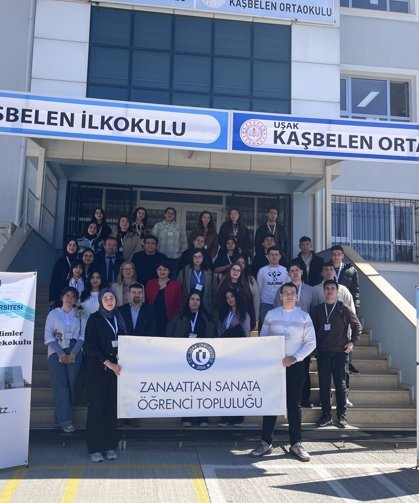 Uşak'ta “Tasarımına Merhaba De-2026” sosyal sorumluluk projesi başladı