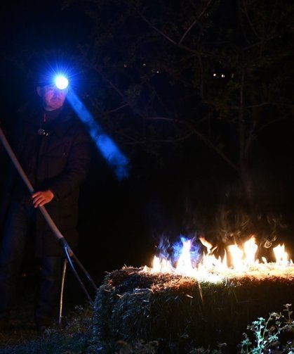 Uşak'ın komşusu Demirci'de zirai don nöbeti!