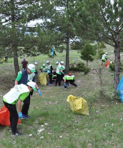 Uşak'ın komşusu Kütahya ve çevre illerde ormanı korumak için etkinlikler yapıldı