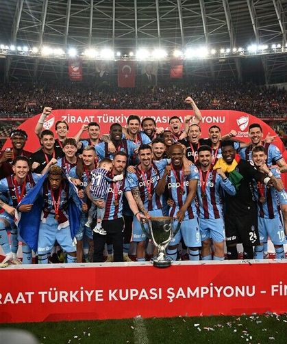 64’üncü Türkiye Kupası’nı Trabzonspor kazandı