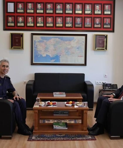 Kütahya Belediye Başkanı, İl Jandarma Komutanı'nı ziyaret etti