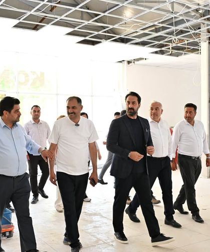 Demirci ve Salihli yoluyla Hisar kaplıcalarındaki çalışmaları incelediler