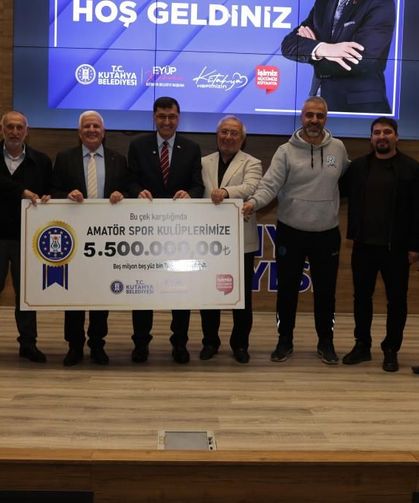 Kütahya’da 76 amatör spor kulübüne 5,5 milyon TL destek