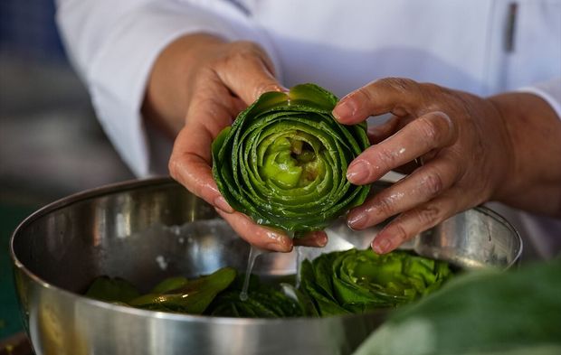 İzmir, Denizli ve Uşak gibi illerde beğeniyle tüketilen lezzet: Enginar dolması