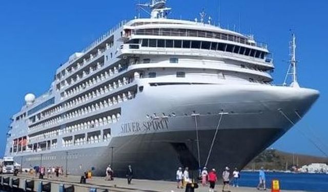 "Silver Spirit" ile Bodrum'a 564 turist geldi