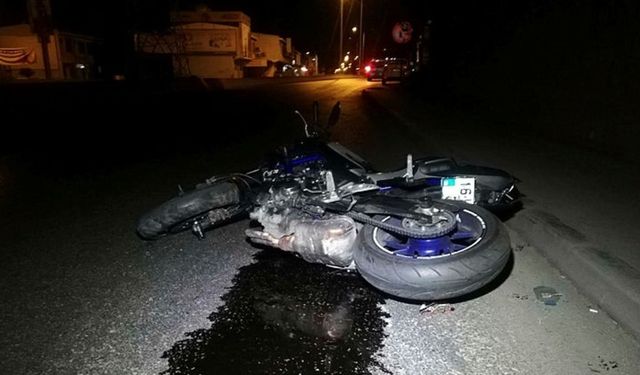 Merkezefendi'de deviren motosikletin sürücüsü öldü!