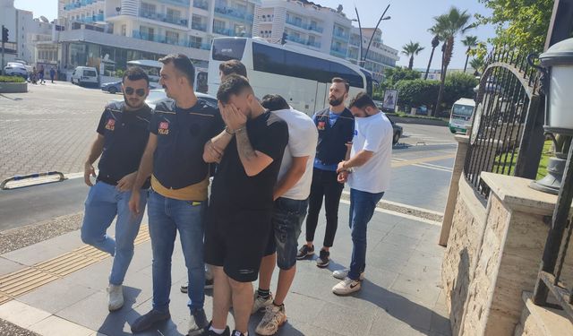 Marmaris'te 9 düzensiz göçmen yakalandı