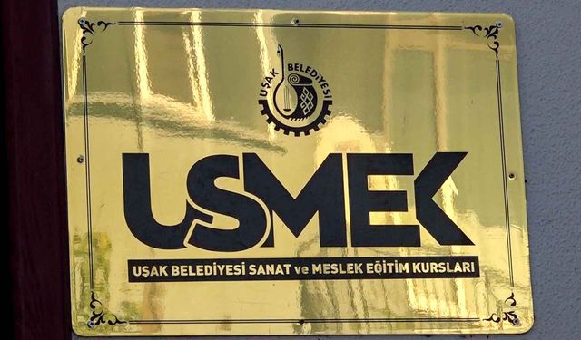 Uşak Belediyesi'nden "USMEK" hizmeti