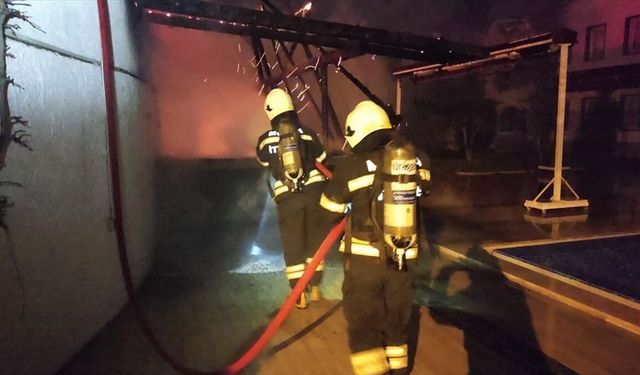 Bodrum'da otelde çıkan yangın söndürüldü