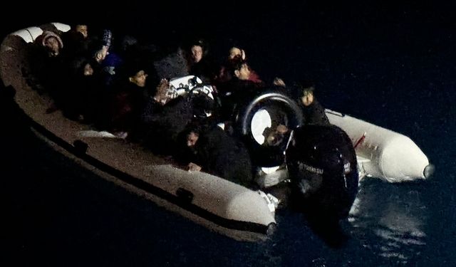 Bodrum açıklarında 79 düzensiz göçmen yakalandı