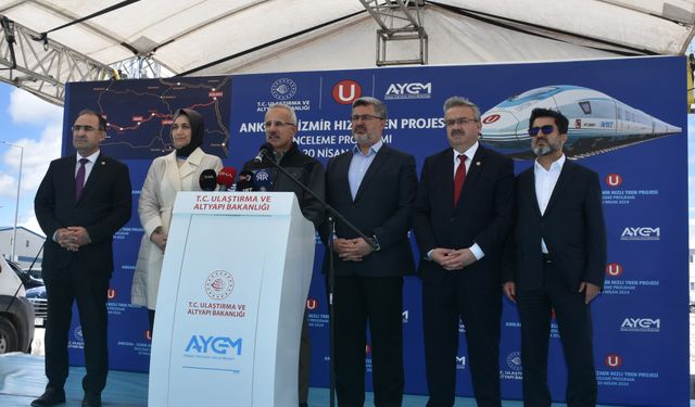"Ankara-İzmir Hızlı Tren Hattı" açıklaması !