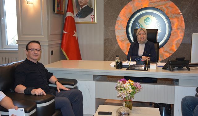 İscehisar Belediye Başkanı Seyhan Kılınçarslan'a ziyaret