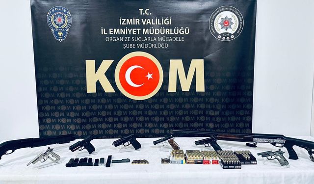 İzmir'de silah ticareti yaptığı iddia edilen şüpheli tutuklandı