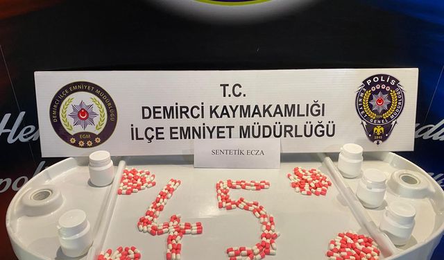 Demirci'de yasaklı madde yüzünden bir kişi tutuklandı