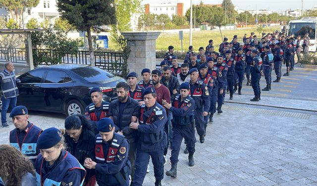 Aydın merkezli dolandırıcılık operasyonunda 38 kişi tutuklandı