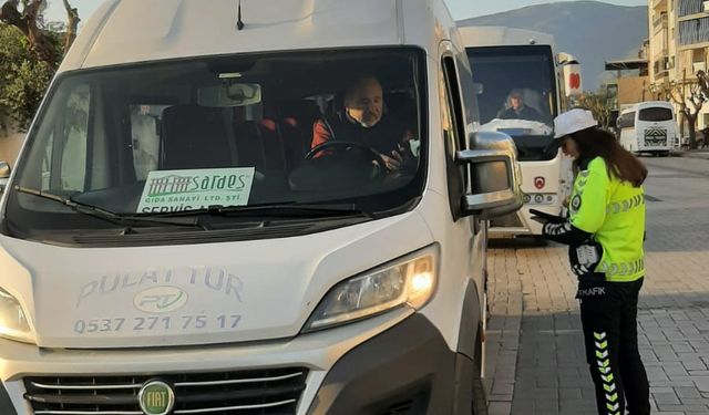 Salihli'deki denetimlerde 3 ayda 257 araç trafikten men edildi