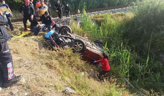 Aydın Sultanhisar'da otomobilin devrilmesi sonucu Murat Önder hayatını kaybetti
