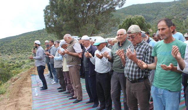 Ödemiş'te yağmur duası yapıldı