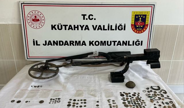Simav'da tarihi eser operasyonunda bir kişi yakalandı