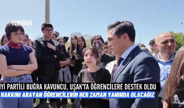 Uşak'ta öğretmenleri için eylem yapan ŞAKAL öğrencilerine öğretmenleri engel olmak istemiş!
