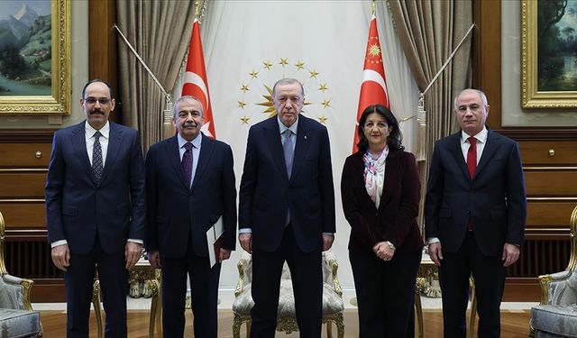 Cumhurbaşkanı Erdoğan, DEM Heyetini kabul etti