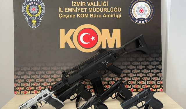 Çeşme'de suç örgütü operasyonu; 4 tutuklu