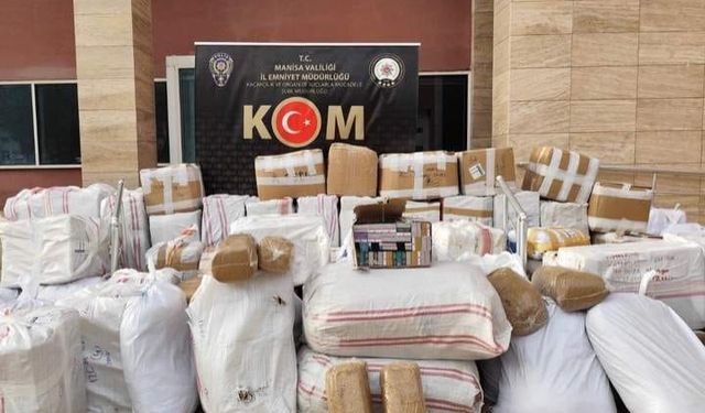 Manisa'nın kaçakçılık operasyonu, 2 gözaltı