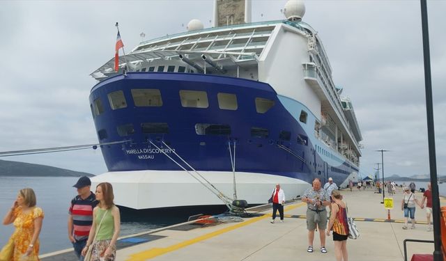 Marella Discovery 2 kruvaziyeriyle 1789 turist Bodrum'a geldi