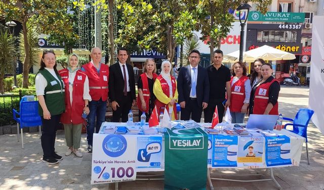Manisa'da tütünsüz gün etkinliği yapıldı