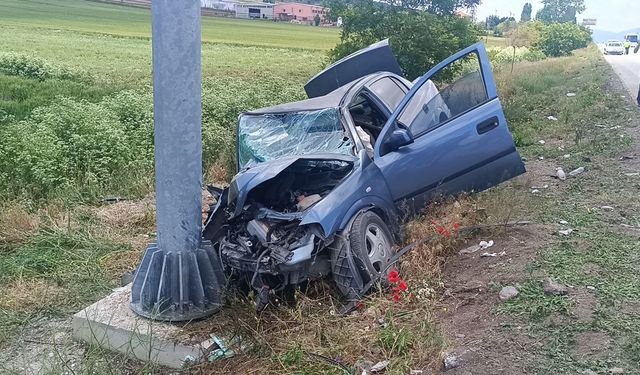Afyonkarahisar'da talihsiz kaza; 1 ölü !