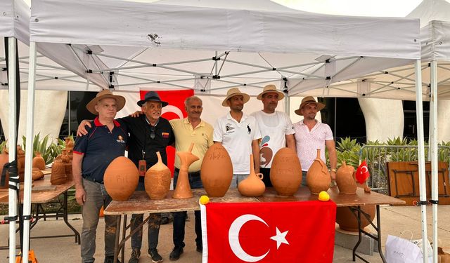 İzmir'li çömlek ustaları Fransa'dan derecelerle döndü