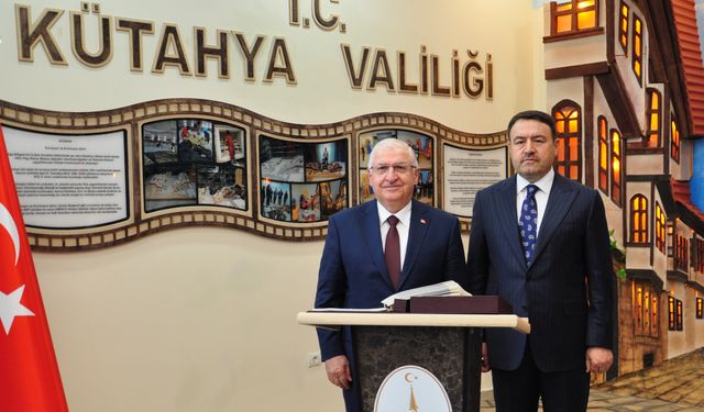 Milli Savunma Bakanı Güler, Kütahya'da ziyarette bulundu