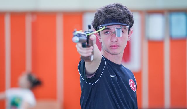 Avrupa'dan davet alan milli atıcı Ömer Tuna'nın hedef olimpiyatlar!