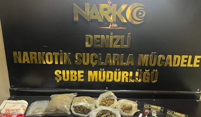 Denizli'de evinde yasaklı madde bulunan kişi tutuklandı