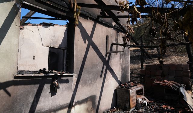 İzmir'deki yangında ev ve ağılları kullanılamaz hale gelen mahalle sakinleri yaşadıklarını anlattı
