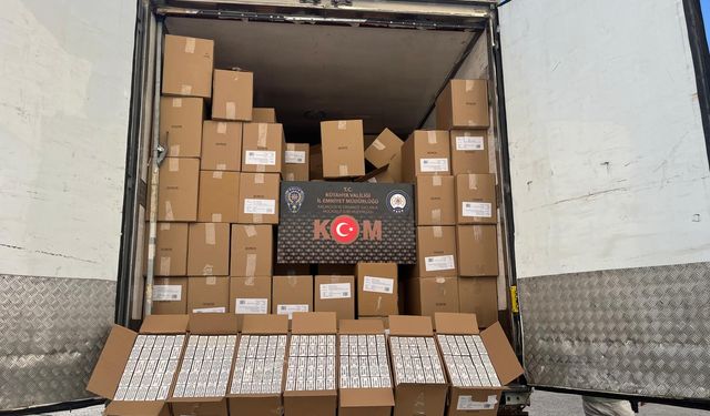 Kütahya'da 5 milyon 980 bin boş makaron ele geçildi !