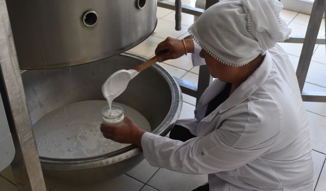 Afyonkarahisarlı kadınlar tahin ve köpük helvadan gelir elde ediyor