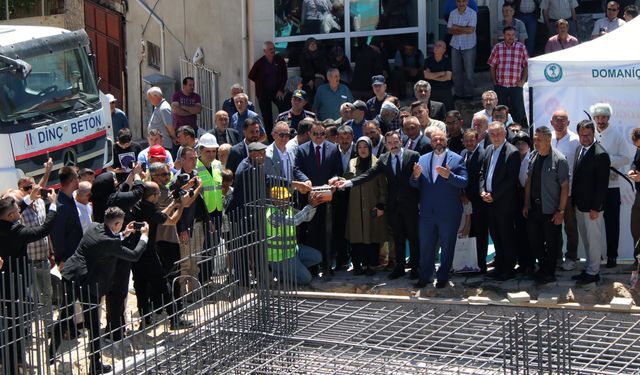 Domaniç'de Sultan Alaaddin Camisi'nin temeli atıldı