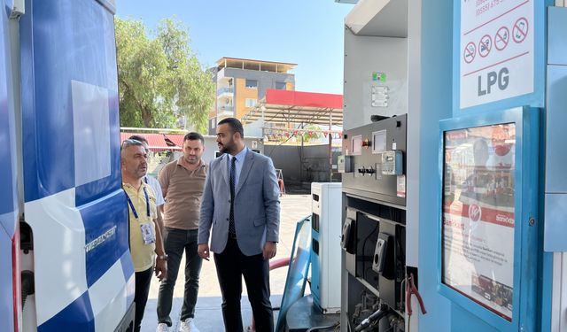 Aydın'da akaryakıt istasyonları denetlendi