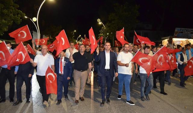 Ödemiş ve Bayındır'da 15 Temmuz etkinlikleri düzenlendi