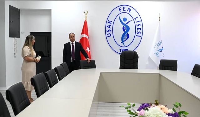 Uşak Fen Lisesi'ndeki tüm çalışmalar sona erdi