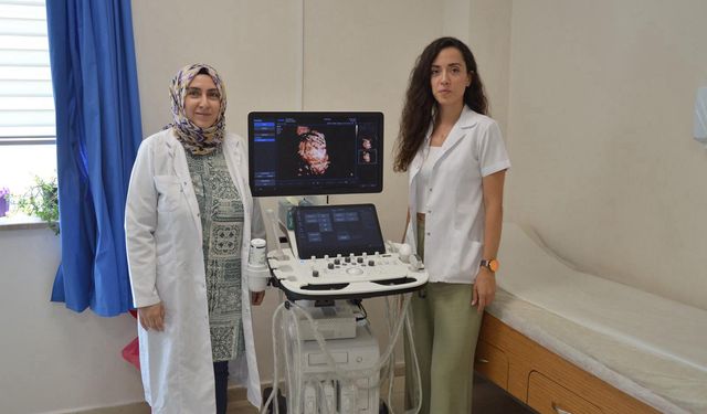 Uşak'ta bebeklerin genetik rahatsızlığını anne karnında ölçen uygulama ilk kez yapıldı