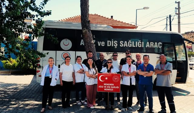 İzmir'de mobil diş sağlığı hizmeti veriliyor