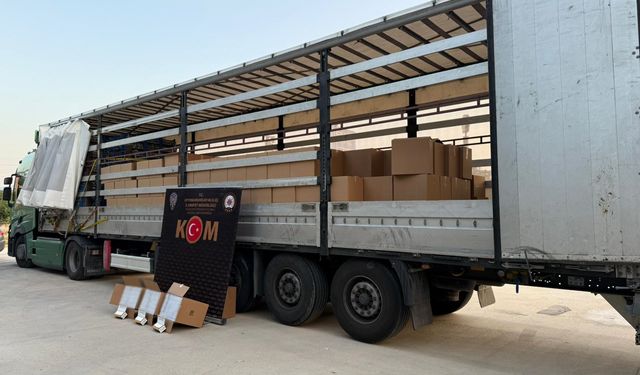 Afyonkarahisar'da 4 milyon makaron ele geçirildi